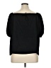 Madewell 100% Polyester Black Short Sleeve Blouse Size XL - photo 2