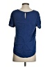 Quince 100% Silk Blue Blouse Size S - photo 2
