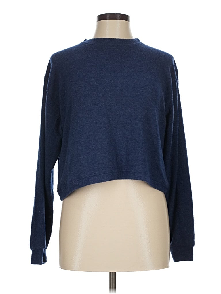 Pre-owned Suzette Pullover Sweater In Blue