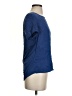 Quince 100% Silk Blue Blouse Size S - photo 4