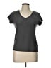 Chico's Gray Short Sleeve Top Size Lg (2) - photo 1