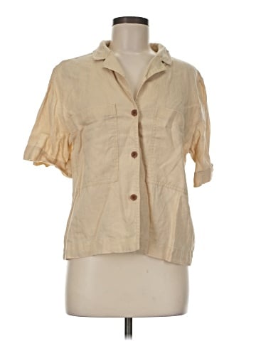 Everlane 3/4 Sleeve Button-Down Shirt (view 1)