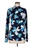 Carve Designs Floral Blue Long Sleeve Blouse Size M - photo 1