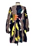 Unbranded Print Blue Casual Dress Size S - photo 2