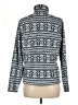 Lands' End 100% Polyester Print Blue Pullover Sweater Size M - photo 2