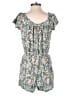 SO 100% Rayon Floral Green Romper Size M - photo 2