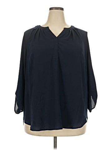 41Hawthorn 3/4 Sleeve Blouse (view 1)