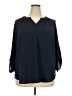 41Hawthorn Blue 3/4 Sleeve Blouse Size 2X - photo 1
