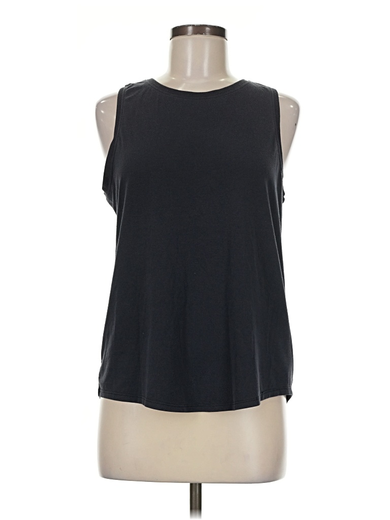 Pre-owned Athleta Sleeveless T-shirt In Black