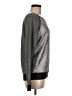 Express 100% Cotton Metallic Silver Pullover Sweater Size M - photo 4