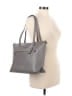 Coach 100% Leather Solid Gray Leather Tote One size - photo 2
