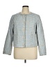 NANETTE Nanette Lepore Tweed Blue Blazer Size XL - photo 1