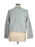 NANETTE Nanette Lepore Tweed Blue Blazer Size XL - photo 2
