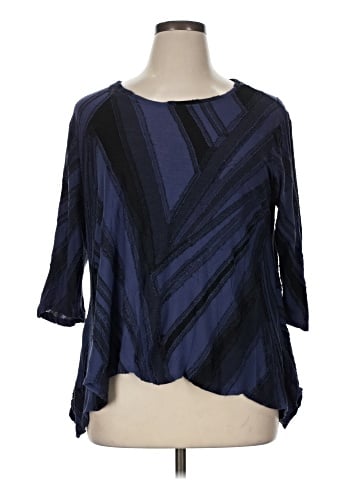 Simply Vera Vera Wang 3/4 Sleeve Blouse (view 1)