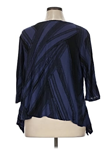 Simply Vera Vera Wang 3/4 Sleeve Blouse (view 2)