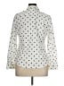 Talbots Polka Dots Ivory Long Sleeve Blouse Size 14 - photo 2