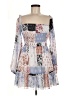 Wilfred 100% Polyester Print White Cocktail Dress Size M - photo 1
