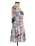 Wilfred 100% Polyester Print White Cocktail Dress Size M - photo 4