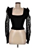 Tularosa 100% Nylon Black Long Sleeve Top Size M - photo 1
