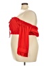 Choosy Red 3/4 Sleeve Blouse Size 16 - photo 5