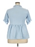 Unbranded 100% Polyester Blue 3/4 Sleeve Blouse Size XXL - photo 2