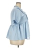 Unbranded 100% Polyester Blue 3/4 Sleeve Blouse Size XXL - photo 4