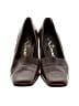 Nina 100% Leather Brown Heels Size 9 - photo 2