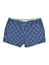 Merona Checkered-gingham Blue Shorts Size 4 - photo 1