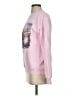 Gildan Print Pink Sweatshirt Size S - photo 5