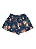 Allegra K Floral Blue Shorts Size S - photo 1