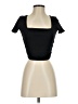 Zara Black Short Sleeve Top Size S - photo 1