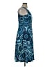 Assorted Brands Paisley Blue Casual Dress Size XL - photo 4