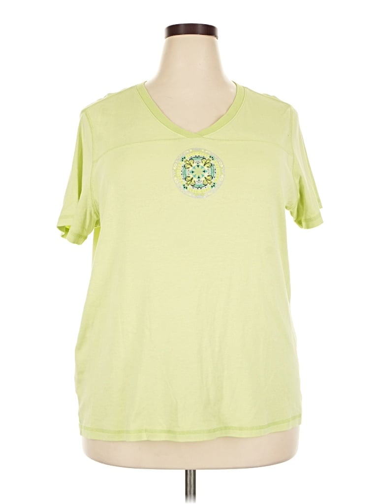 Pre-owned Active Short Sleeve T-shirt In Green