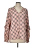 Cocomo Pink Long Sleeve Blouse Size L - photo 1