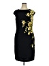 Jones Studio Graphic Black Cocktail Dress Size 1X - photo 1
