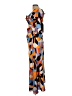 Shein 100% Polyester Print Orange Casual Dress Size XL - photo 5
