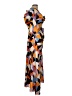 Shein 100% Polyester Print Orange Casual Dress Size XL - photo 4