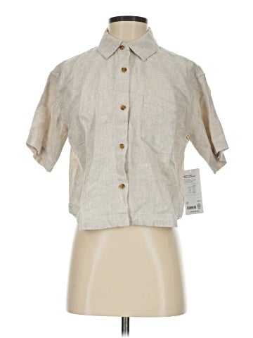Athleta Short Sleeve Button-Down Shirt (view 1)