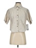Athleta 100% Linen Ivory Short Sleeve Button-Down Shirt Size XS - photo 1