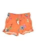 Assorted Brands 100% Rayon Floral Orange Shorts Size XS (youth) - photo 1