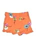 Assorted Brands 100% Rayon Floral Orange Shorts Size XS (youth) - photo 2