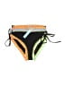 DONNI Graphic Black Swimsuit Bottoms Size M - photo 1
