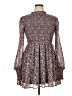 Lulus 100% Polyester Paisley Brown Pink Cocktail Dress Size XL - photo 1