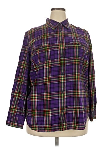 Lauren Jeans Co. Long Sleeve Button-Down Shirt (view 1)