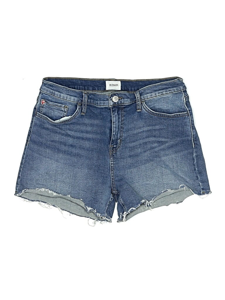 Pre-owned Hudson Denim Shorts In Blue