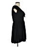Bailey Blue Solid Black Casual Dress Size M - photo 4