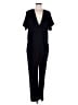 French Connection Solid Black Jumpsuit Size 10 - photo 1