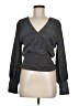 ASTR The Label Gray Long Sleeve Blouse Size M - photo 1