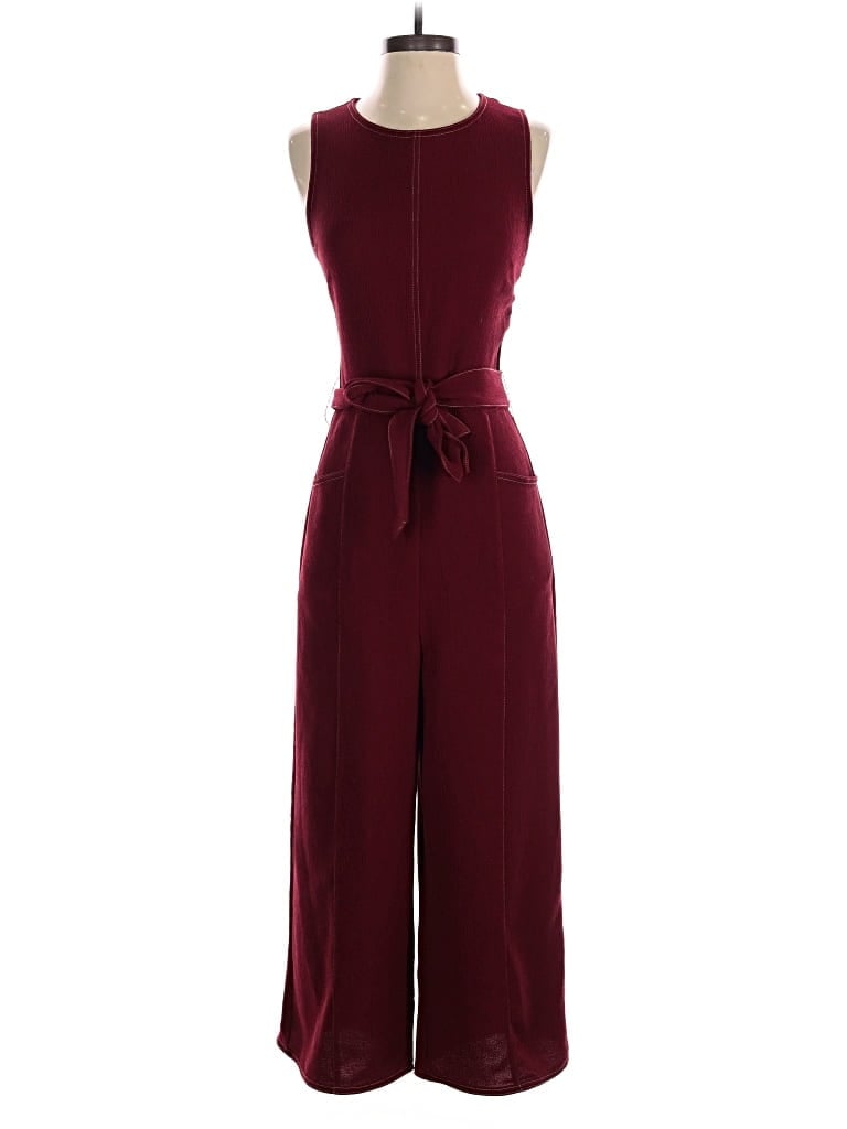 Pre-owned Greylin Jumpsuit In Burgundy