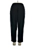 Teddi Solid Black Casual Pants Size 1X - photo 2
